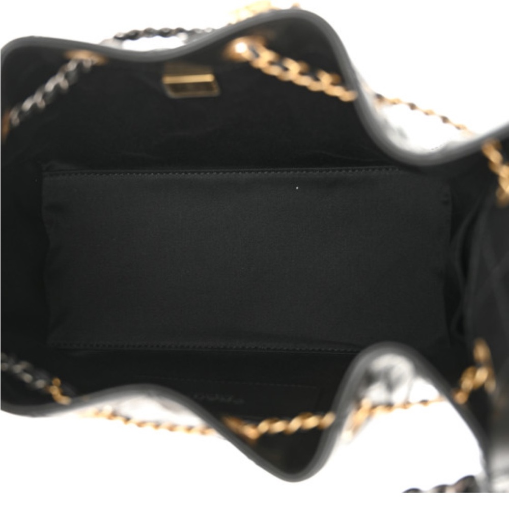 New Chanel 25 Handbag Small Calfskin Black with Two Tone Hardware - Picture 6 of 16